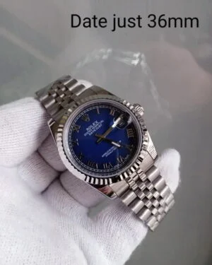 Datejust blu numeri romani