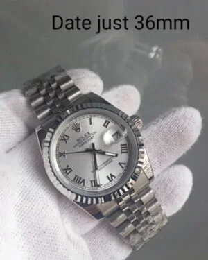 Datejust grigio numeri romani
