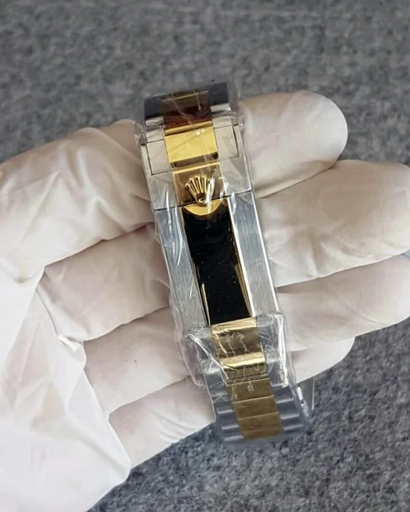 Daytona acciaio e oro quadrante nero - immagine 2