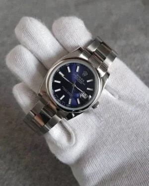Datejust Oyster Perpetual quadrante blu 36mm