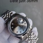 Datejust quadrante grigio brillanti