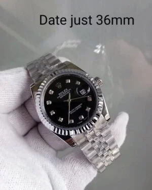 Datejust quadrante nero brillanti