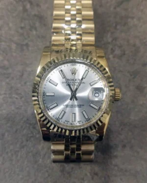 Datejust oro quadrante grigio