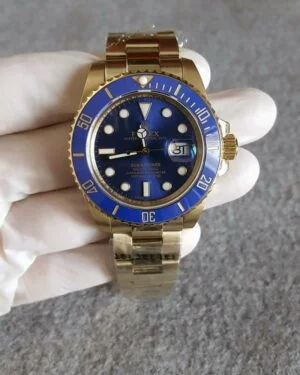 Submariner oro quadrante blu 41mm
