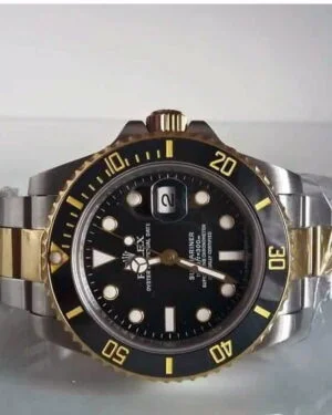 Submariner acciaio e oro quadrante nero 41mm
