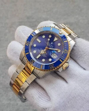 Submariner acciaio e oro quadrante blu 41mm