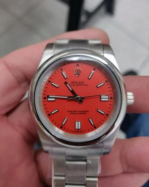 Oyster perpetual quadrante corallo 41 mm