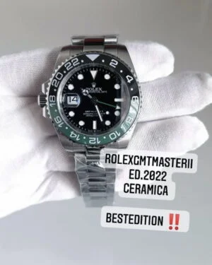 Gmt master 2 Sprite ghiera in ceramica 41mm