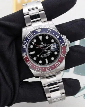 Gmt master 2 Pepsi bracciale oyster