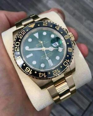 Gmt master 2 green oro giallo